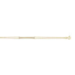 Bracelet plaqué or zirconia