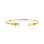 Bracelet rigide plaqué or
