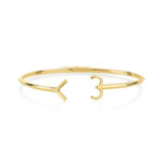 Bracelet rigide plaqué or