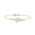 Bracelet plaqué or zirconia