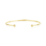 Bracelet plaqué or ouvert
