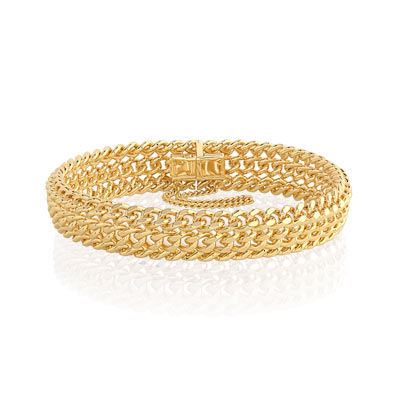 Bracelet plaqué or , vue 1