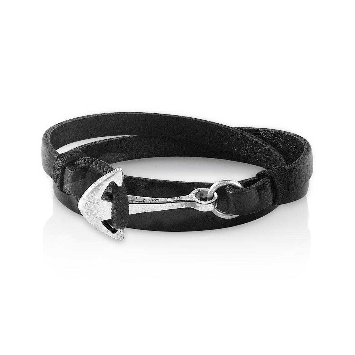 Bracelet bronze cuir - vue V1