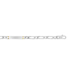 Gourmette argent 925 et plaqué or personnalisable