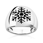 Bague argent 925 laque