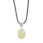 Collier argent 925 jade zirconia