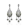 Boucles d'oreilles argent 925 marcassite