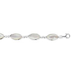 Bracelet argent 925 nacre