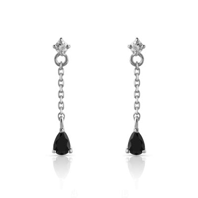 Boucles d'oreilles argent 925 zirconia