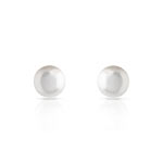 Boucles d&rsquo;oreilles argent 925 perle de culture de Chine