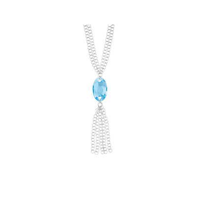Collier argent 925 cristal