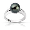 Bague argent 925 perle de culture de Tahiti