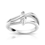 Bague argent 925 zirconia