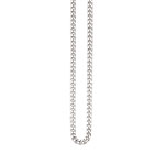 Chaine maille gourmette argent 925 50 cm