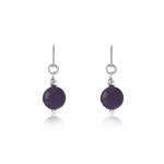 Boucles d&rsquo;oreilles argent 925 am&eacute;thyste