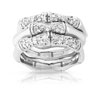 3 bagues argent 925 zirconia