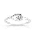 Bague argent 925 diamant