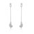 Boucles d&rsquo;oreilles argent 925 diamant