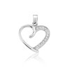 Pendentif argent 925 zirconia