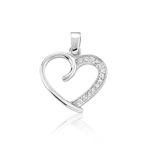 Pendentif argent 925 zirconia