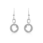 Boucles d&rsquo;oreilles argent 925 zirconia