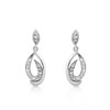 Boucles d'oreilles argent 925 zirconia