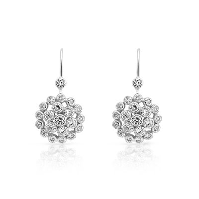 Boucles d'oreilles argent 925 zirconia