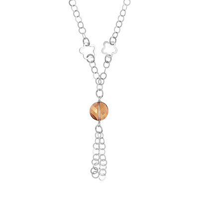 Collier argent 925 cristal