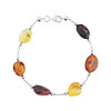 Bracelet argent 925 ambre