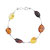 Bracelet argent 925 ambre