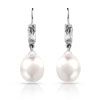 Bo argent 925 perle de culture de Chine zirconia