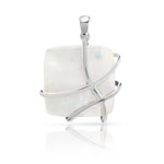 Pendentif argent 925 nacre