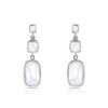 Boucles d'oreilles argent 925 nacre