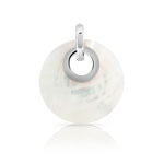 Pendentif argent 925 nacre