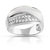Bague argent 925 nacre zirconia