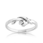 Bague argent 925 diamant