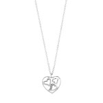 Collier argent 925 diamant