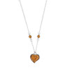 Collier argent 925 ambre