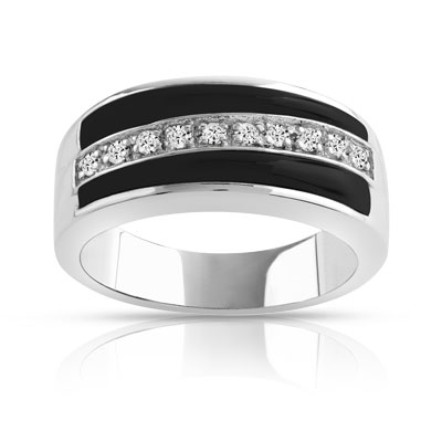 Bague argent 925 agate zirconia