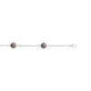 Bracelet argent 925 perles de culture de Tahiti
