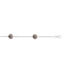 Bracelet argent 925 perles de culture de Tahiti