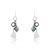Boucles d&rsquo;oreilles argent 925 perle de culture de Tahiti nacre