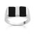 Bague argent 925 onyx