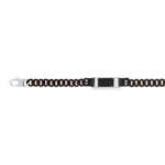 Bracelet acier marron