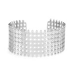 Bracelet manchette acier