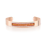 Bracelet acier perles imitation