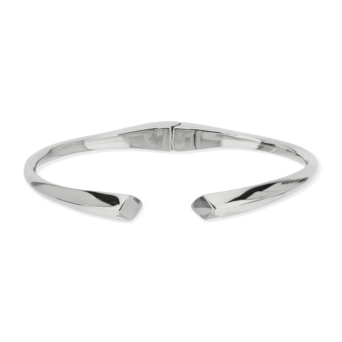 Bracelet rigide ouvert acier diamètre 62 mm