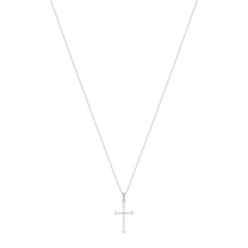 Necklace silver 925 and zirconias 45cm