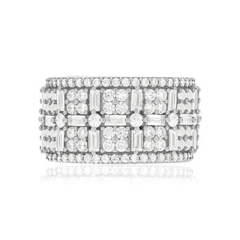 Bague argent 925 et zirconias