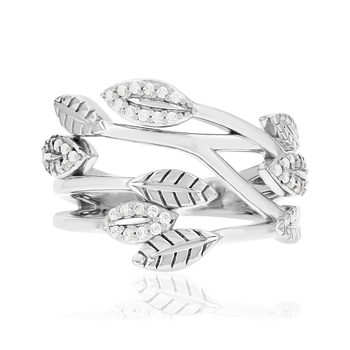 Bague argent 925 et zirconias